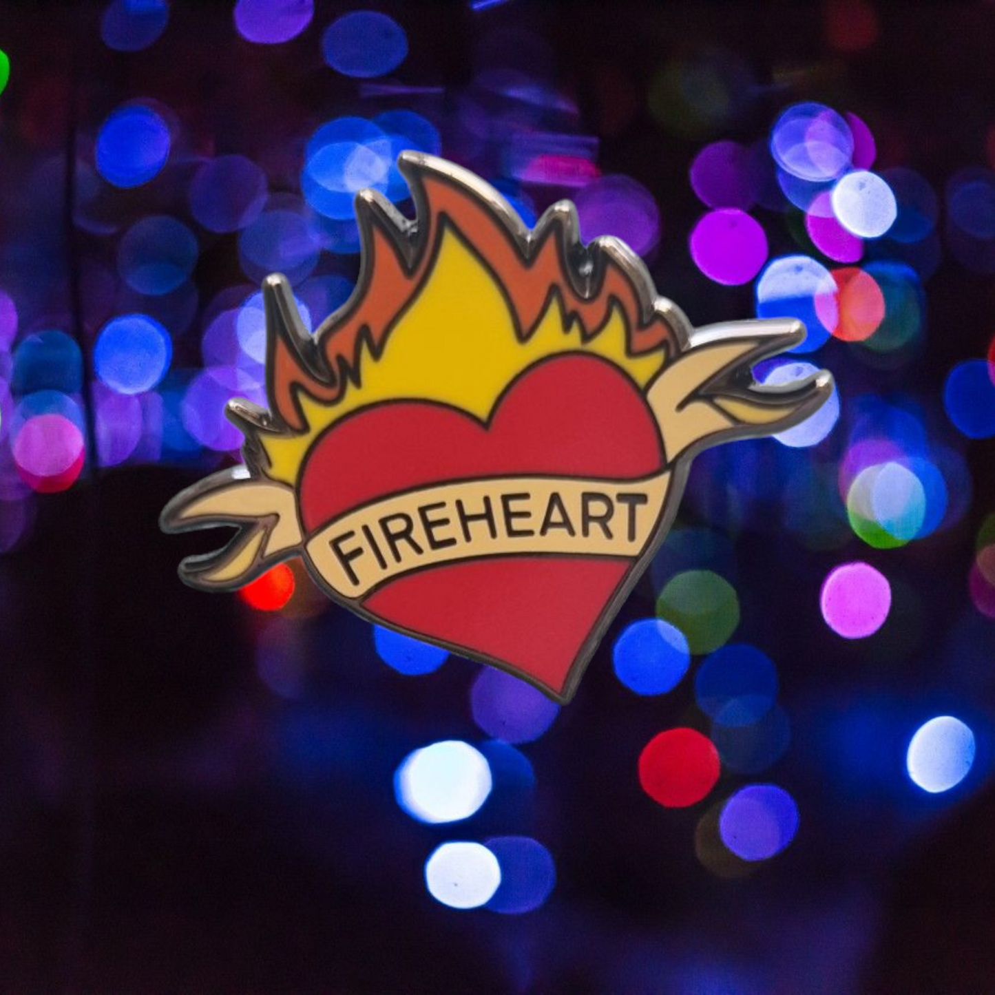 Fireheart - Throne Of Glass Inspired Metal Pin