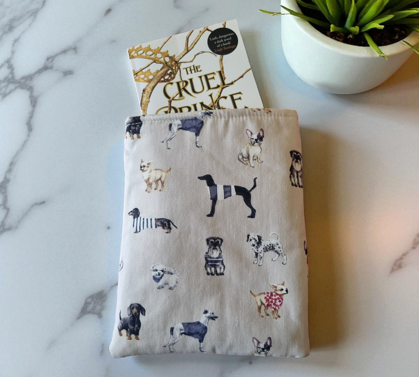 Small Book/Kindle Sleeve - Dogs