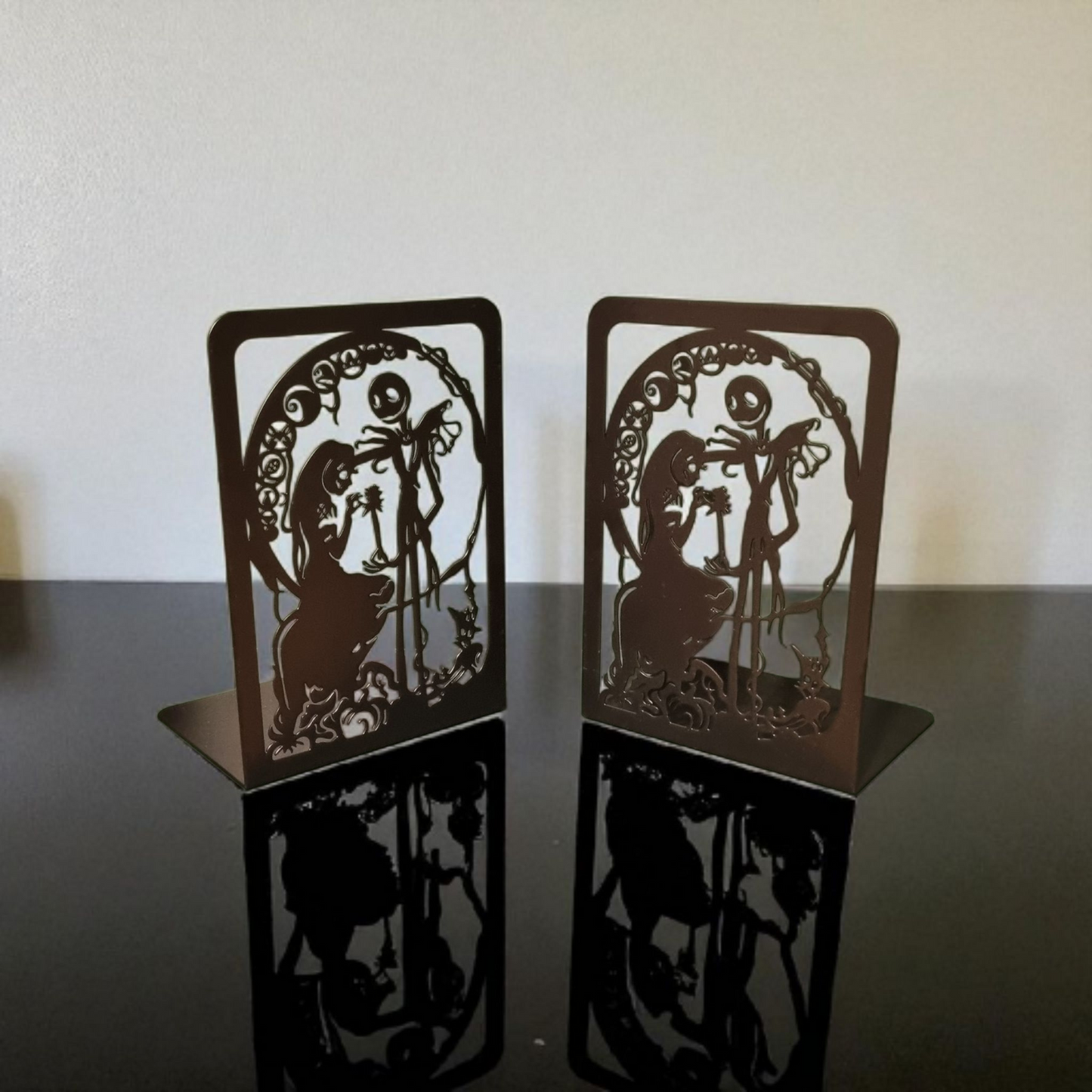 Nightmare Before Christmas Metal Fantasy Book-Ends