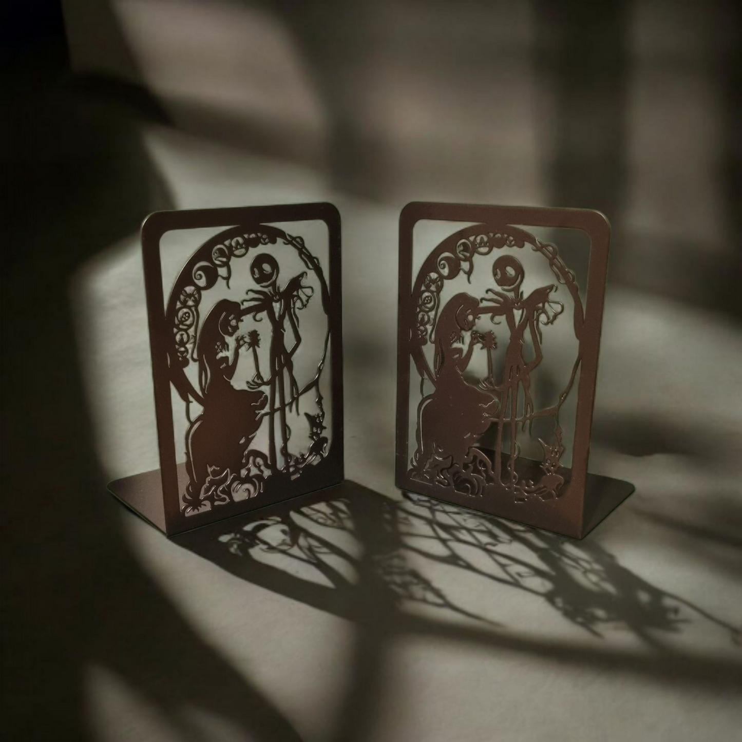 Nightmare Before Christmas Metal Fantasy Book-Ends
