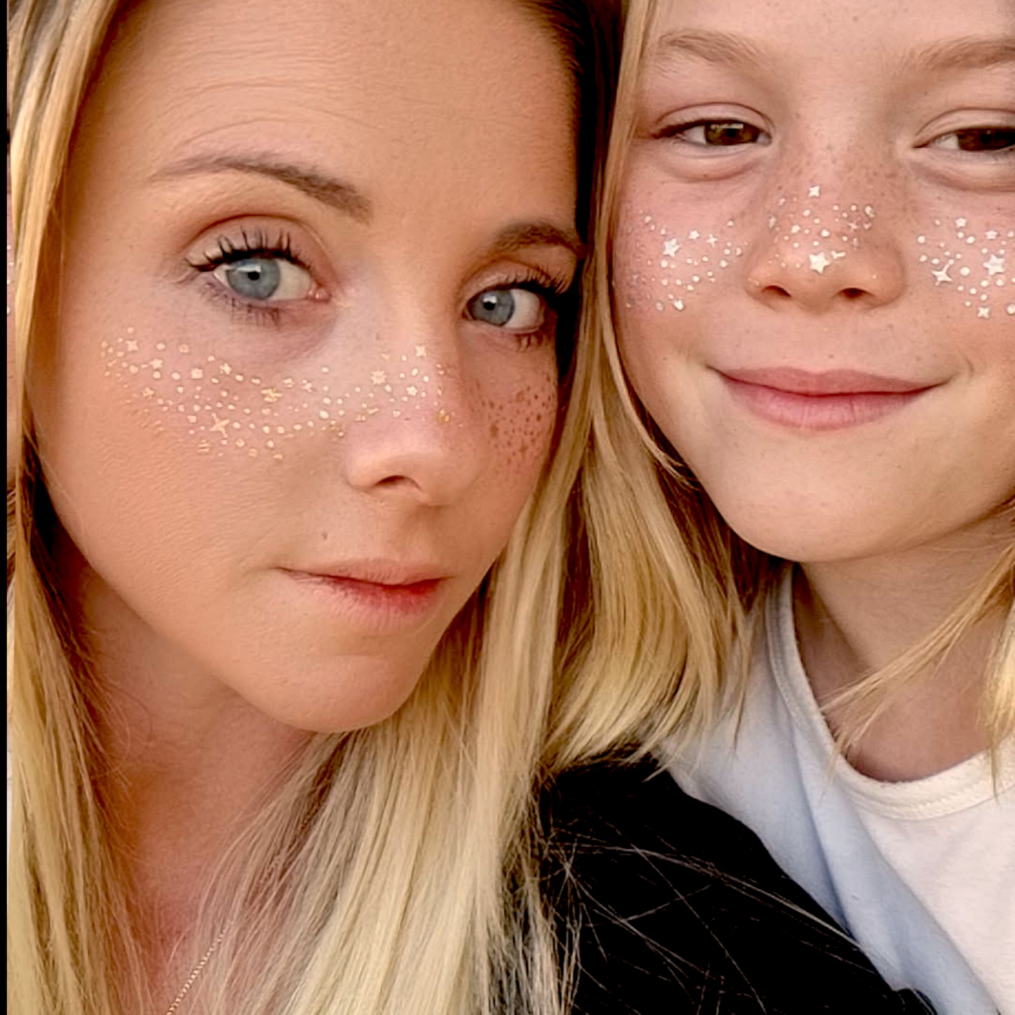 Temporary Face Glitter Freckle Tattoo's x3 pack