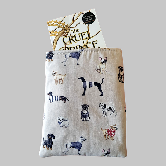 Small Book/Kindle Sleeve - Dogs
