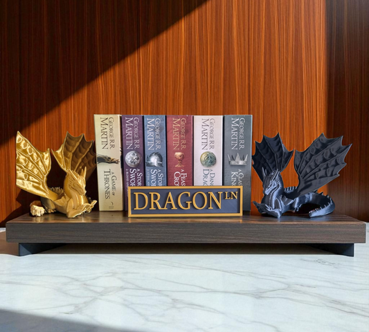 DRAGON LN Bookshelf Steet Sign