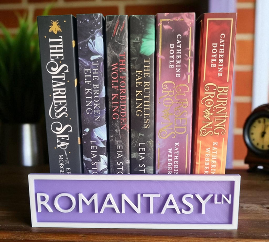 ROMANTASY LN Bookshelf Street Sign
