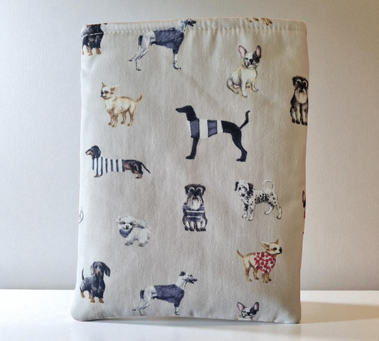 Small Book/Kindle Sleeve - Dogs