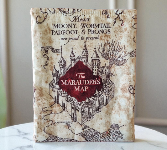 Small Book/Kindle Sleeve - Marauders Map