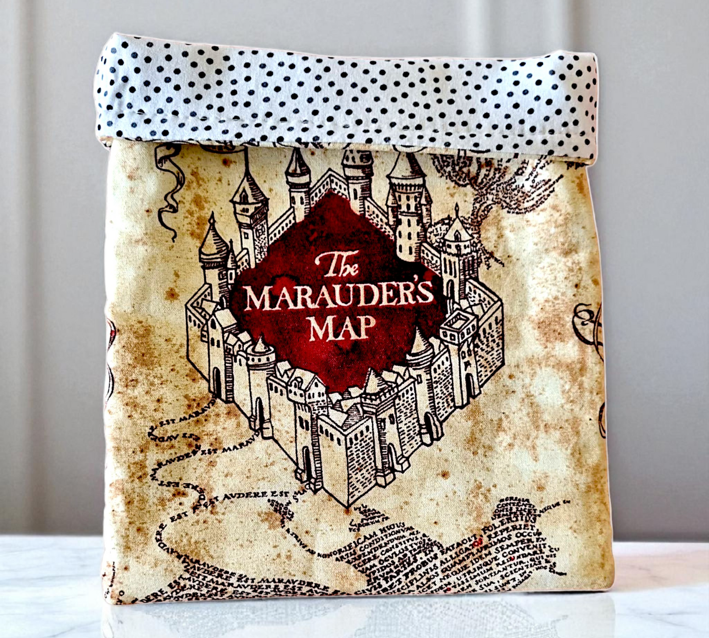 Small Book/Kindle Sleeve - Marauders Map