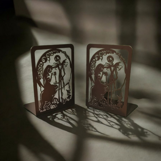 Nightmare Before Christmas Metal Fantasy Book-Ends