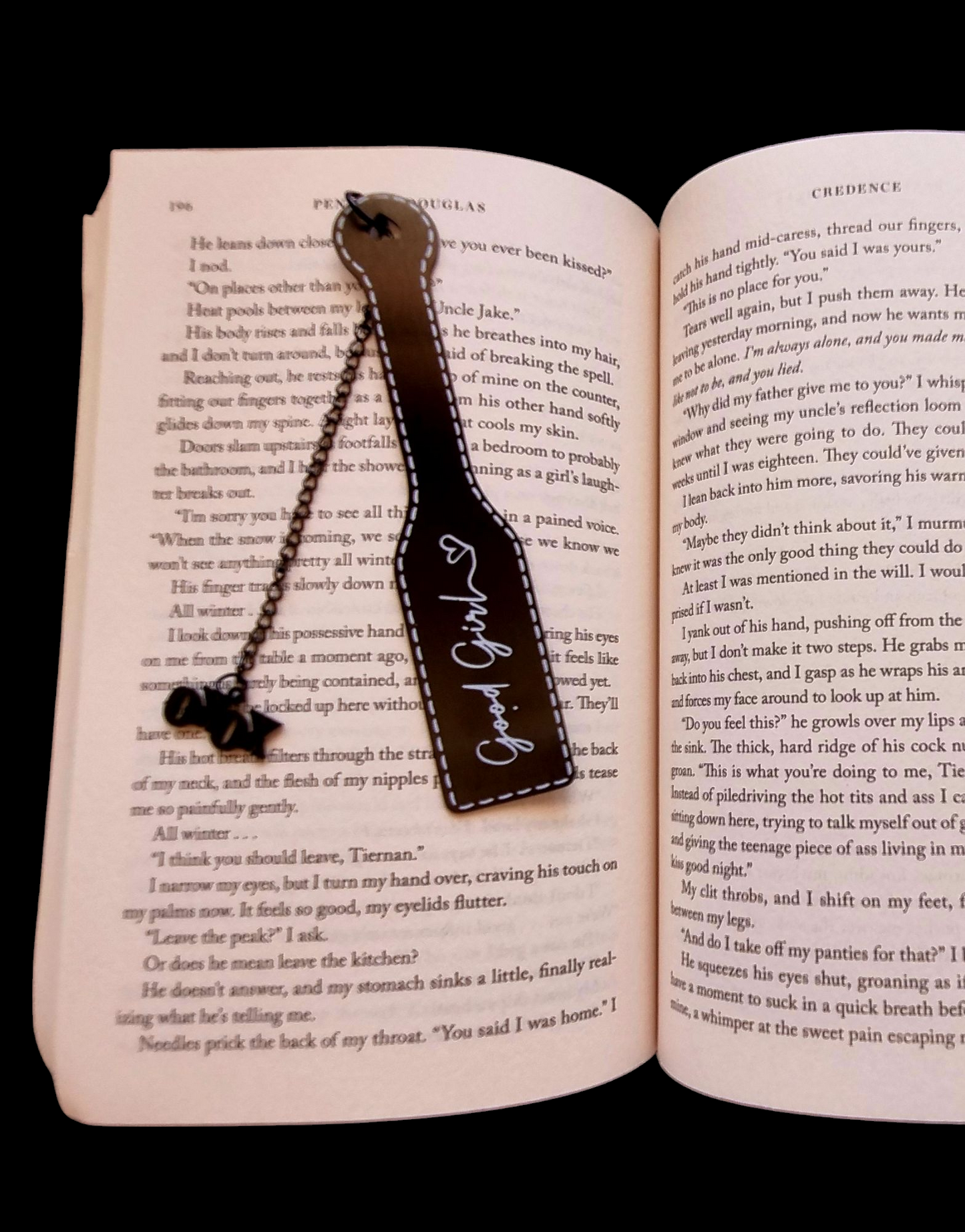 Make Me/Good Girl Metal Spicy Bookmarks.