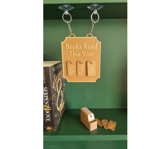 Hanging Books Read This Year Sign