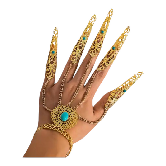 Gold Fae Hand Jewellery